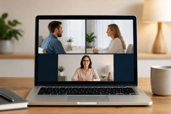 Image of online shuttle mediation St Austell